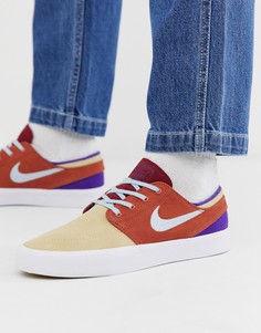 Кроссовки в стиле пэтчворк Nike SB Zoom Janoski - Мульти