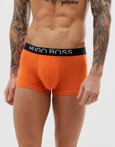 Оранжевые боксеры-брифы с логотипом BOSS Identity - Оранжевый
