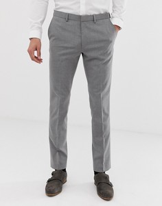 Светло-серые облегающие брюки Burton Menswear - Серый