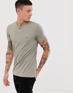 Светло-серая футболка AllSaints - Серый