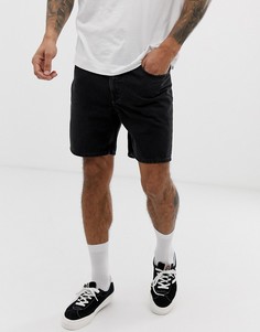 Черные джинсовые шорты слим Cheap Monday - Черный