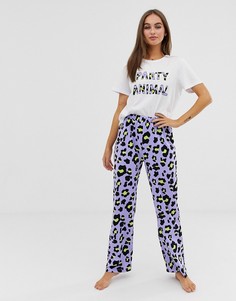 Пижамный комплект с брюками ASOS DESIGN - Мульти