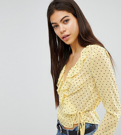 Блузка в горошек Missguided - Желтый