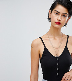 Боди на бретельках и с кнопками Missguided - Черный