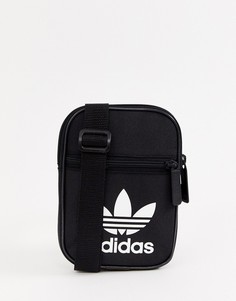Черная фестивальная сумка с логотипом adidas Originals - Черный
