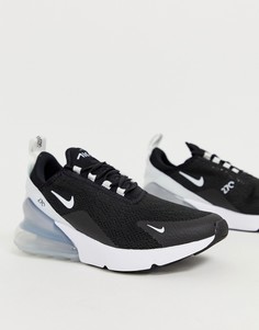 Черно-белые кроссовки Nike Air Max 270 - Черный