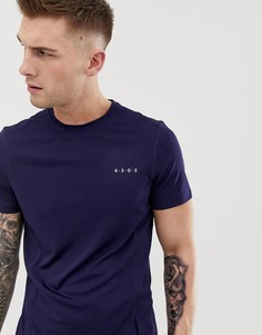 Темно-синяя спортивная футболка ASOS 4505 - Темно-синий