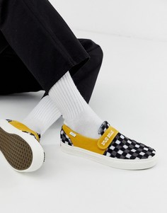 Желтые кеды слипоны Vans x David Bowie - Желтый