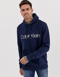 Худи темно-синего цвета Calvin Klein - Темно-синий
