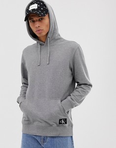 Худи с нашивкой Calvin Klein Jeans - Серый