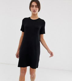 Черное платье-футболка Monki - Черный