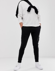 Черные джоггеры скинни ASOS DESIGN MA1 - Черный