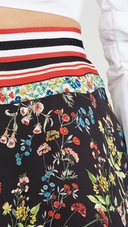 alice + olivia Maura Tiered Handkerchief Skirt