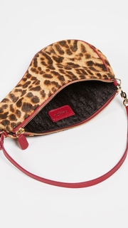 What Goes Around Comes Around Dior Leopord Pony Hair Saddle Bag