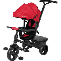 Трехколесный велосипед Moby Kids Rider 360°, 10x8 EVA, красный