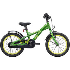 Двухколесный велосипед Scool XXlite 16", зелёный