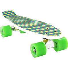 Скейтборд PWSport Grip "3D", зеленый