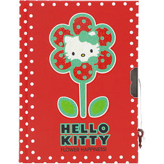 Блокнот с замком ACTION!, Hello Kitty, твердая обложка, пакет