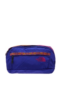 Фиолетовая поясная сумка с орнаментом The North Face