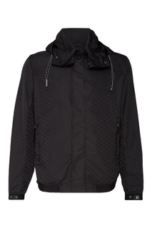 Черная куртка с капюшоном Emporio Armani
