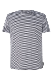 Футболка в мелкий рисунок Emporio Armani
