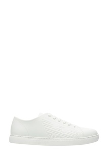 Белые кеды Emporio Armani