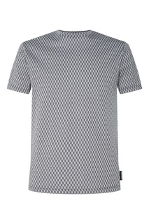 Футболка в мелкий рисунок Emporio Armani