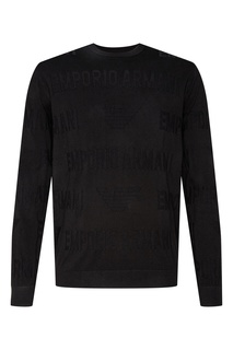Черный джемпер Emporio Armani