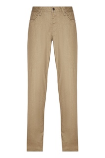 Джинсы песочного оттенка Emporio Armani