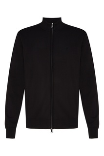 Черный кардиган на молнии Emporio Armani