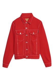 Красная джинсовая куртка Sandro