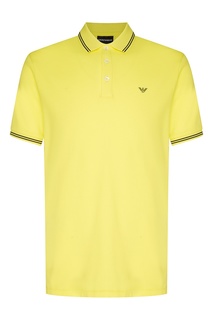 Желтое поло Emporio Armani