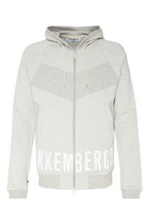 Серое хлопковое худи Dirk Bikkembergs