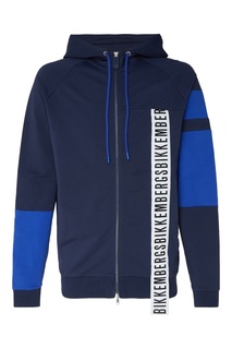 Худи с контрастными вставками Dirk Bikkembergs
