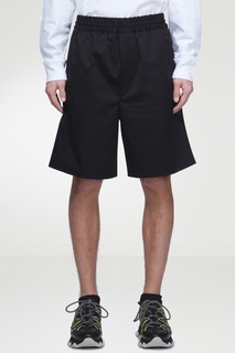 Черные шорты с эластичным поясом Acne Studios