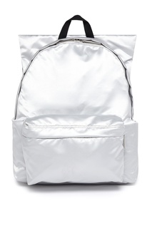 Белый текстильный рюкзак Eastpak