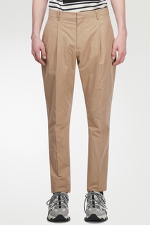 Бежевые брюки с защипами Acne Studios