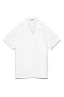 Белая рубашка с короткими рукавами Barena
