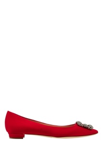 Красные туфли Hangisiflat Manolo Blahnik