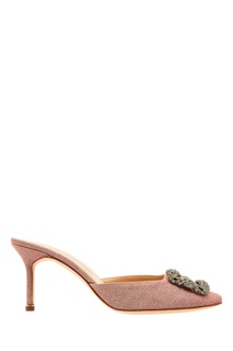 Розовые мюли Hangisimu Manolo Blahnik