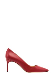 Красные кожаные туфли BB Manolo Blahnik