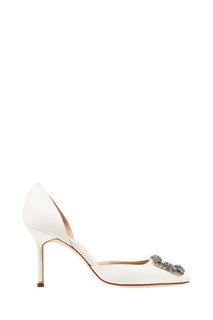 Белые туфли Hangisido Manolo Blahnik