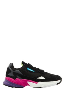 Розово-черные кроссовки Falcon Adidas