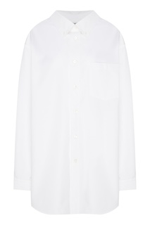 Белая рубашка Swing Balenciaga