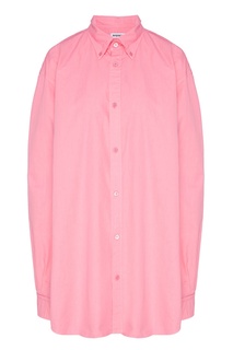 Розовая рубашка с логотипом Balenciaga