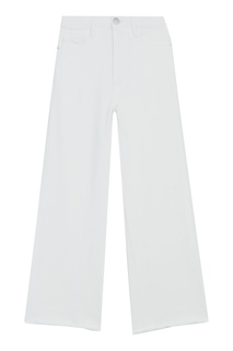 Укороченные белые брюки Maje