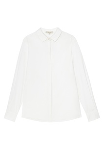 Белая блуза с потайной застежкой Akhmadullina Dreams