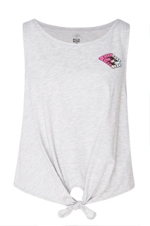 Серая меланжевая майка с логотипом Billabong