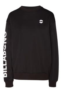 Черный свитшот с контрастным принтом Billabong