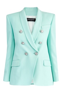 Зеленый жакет Balmain